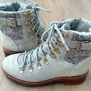 Sam Edelman suede leather boots 6.5